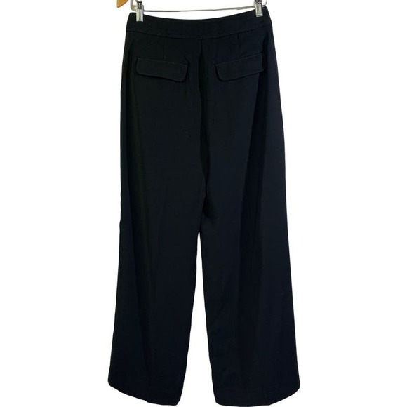 BANANA REPUBLIC Wide Leg Faux Crease Professional Timeless Capsule Slacks Pants - Picture 10 of 14